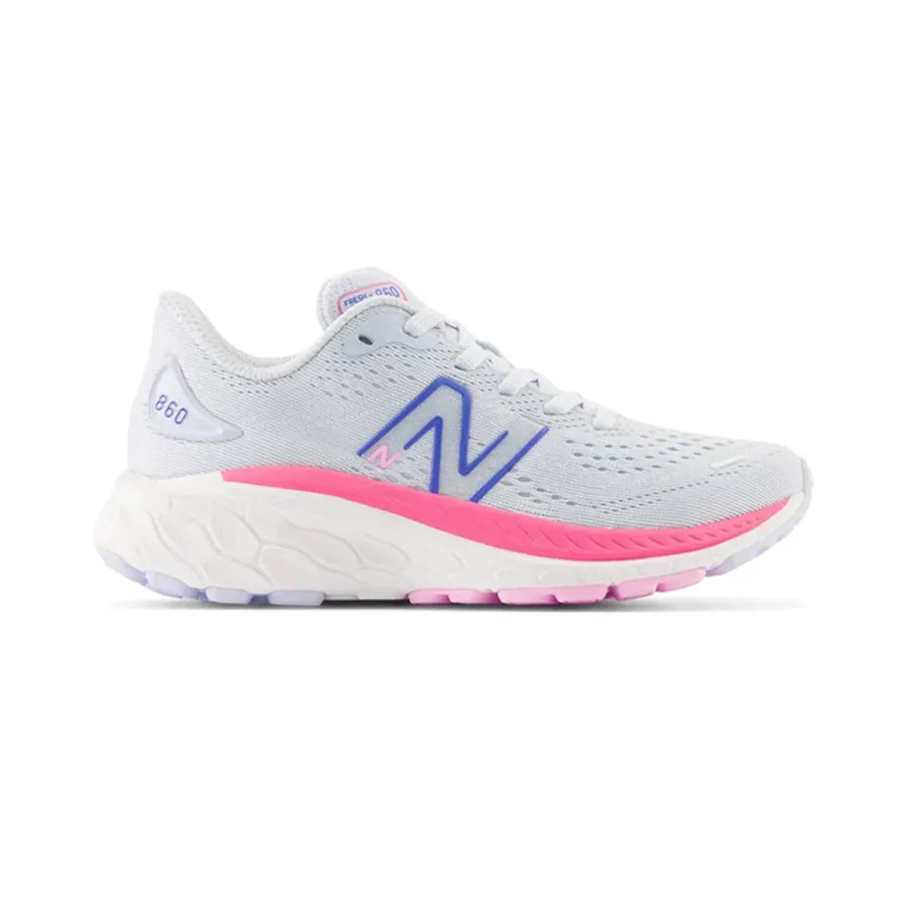 NEW BALANCE 860 V13 MOON DUST/NEON PINK - KIDS