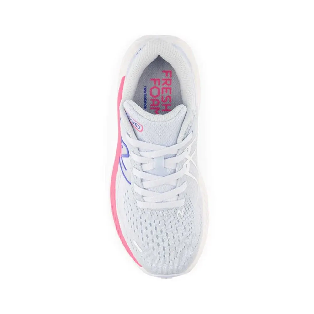 NEW BALANCE 860 V13 MOON DUST/NEON PINK - KIDS