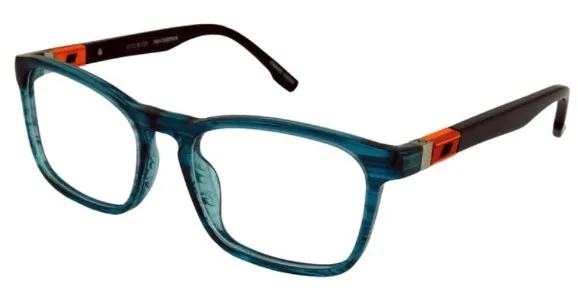 New Balance NBK5048-02 Eyeglasses Youth Kids Boy's Crystal Teal Full Rim 47mm