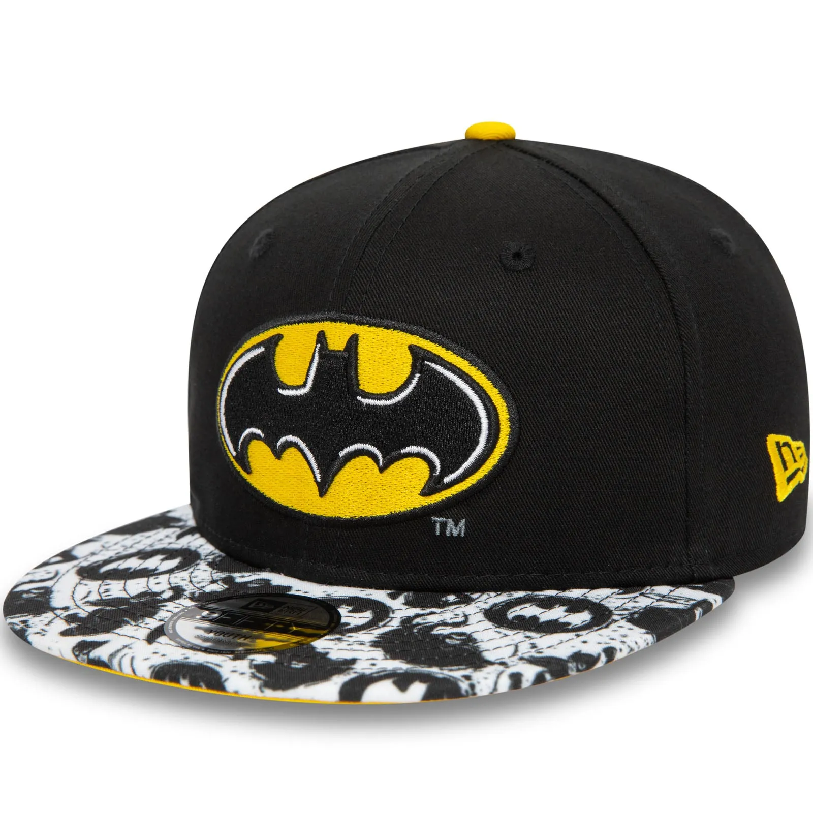 New Era Kids Batman Snapback 9FIFTY Baseball Cap - Black