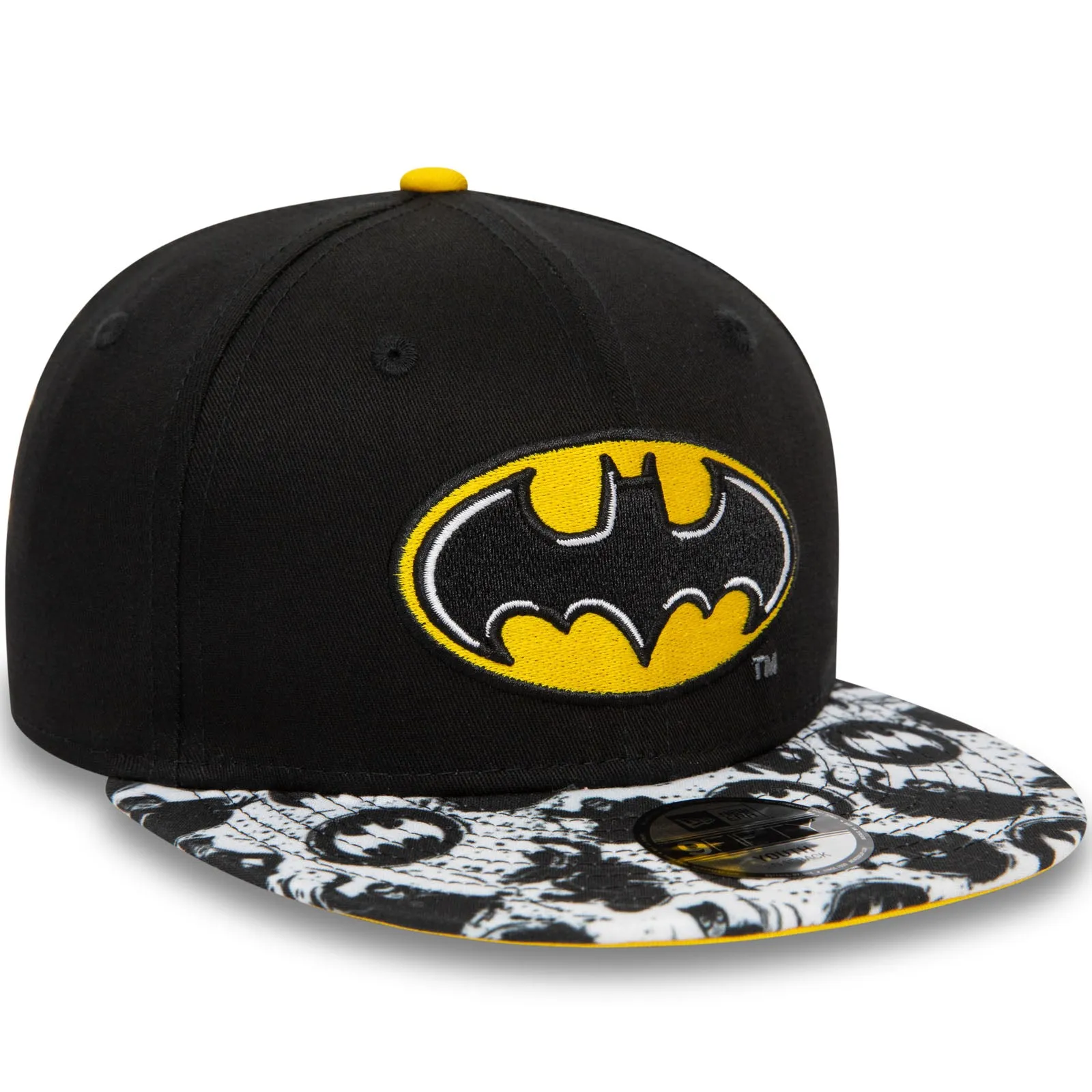 New Era Kids Batman Snapback 9FIFTY Baseball Cap - Black