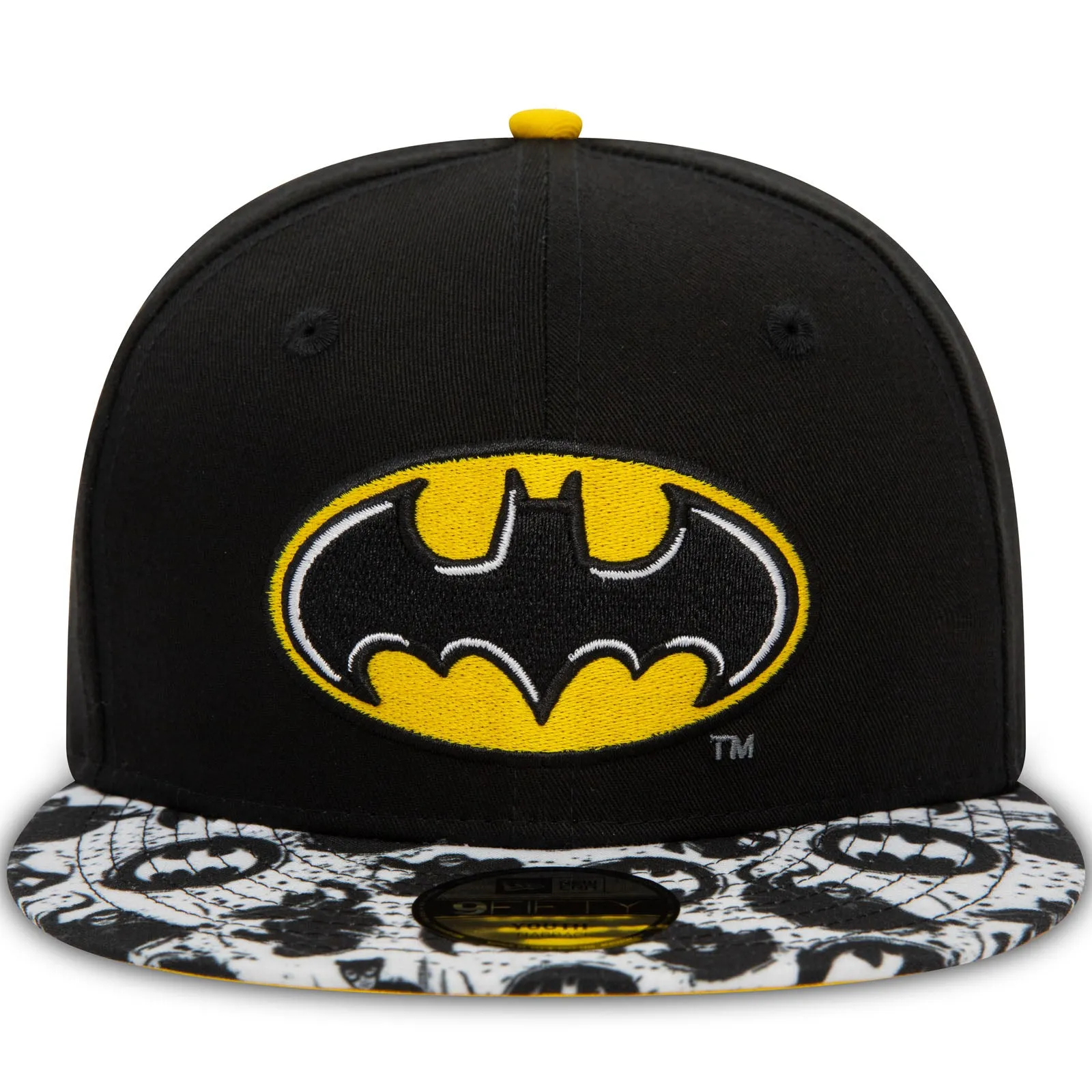 New Era Kids Batman Snapback 9FIFTY Baseball Cap - Black