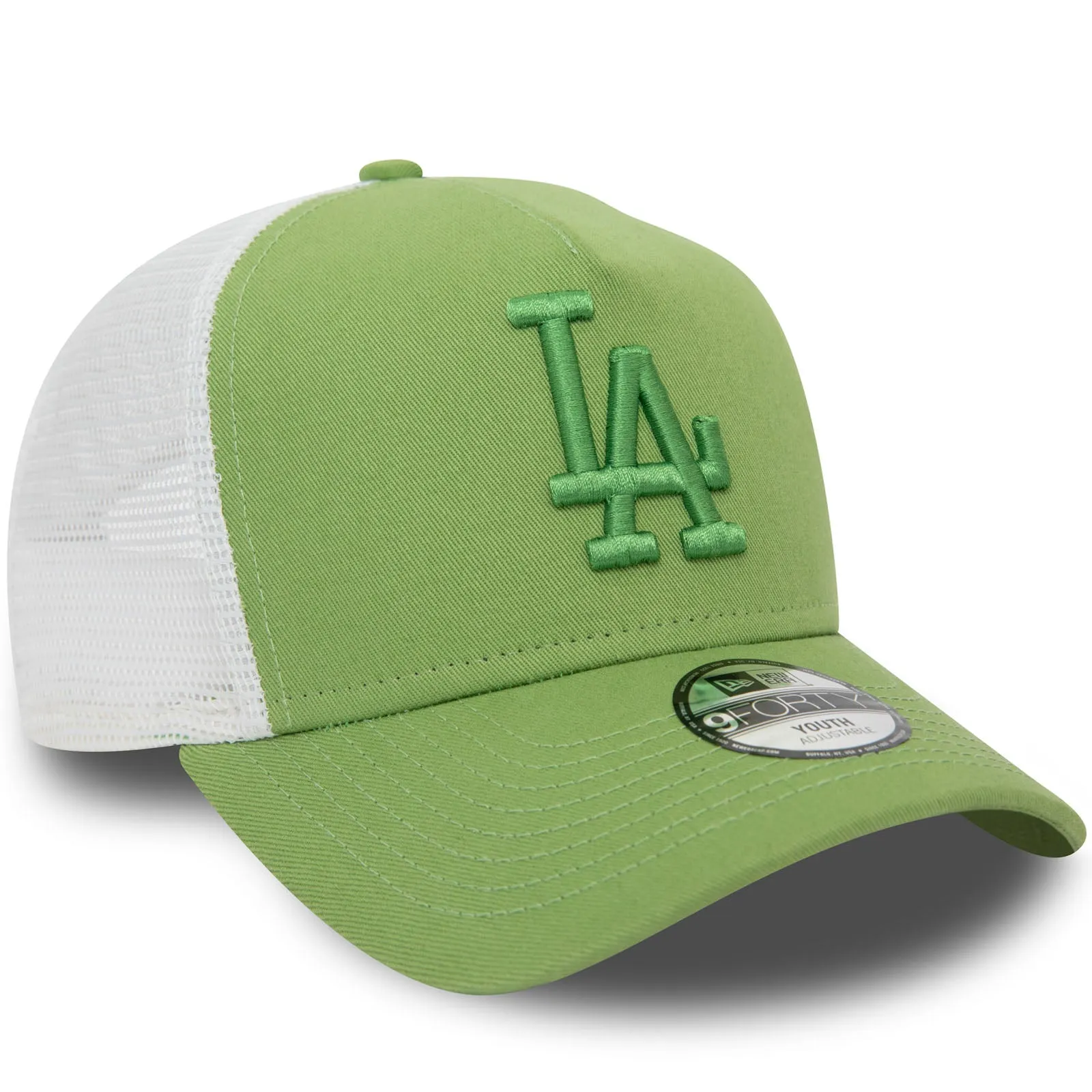 New Era Kids Los Angeles Dodgers League Essentials Snapback Trucker Cap - Green