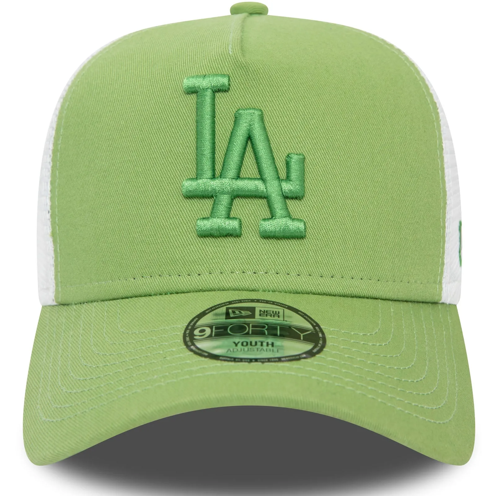 New Era Kids Los Angeles Dodgers League Essentials Snapback Trucker Cap - Green