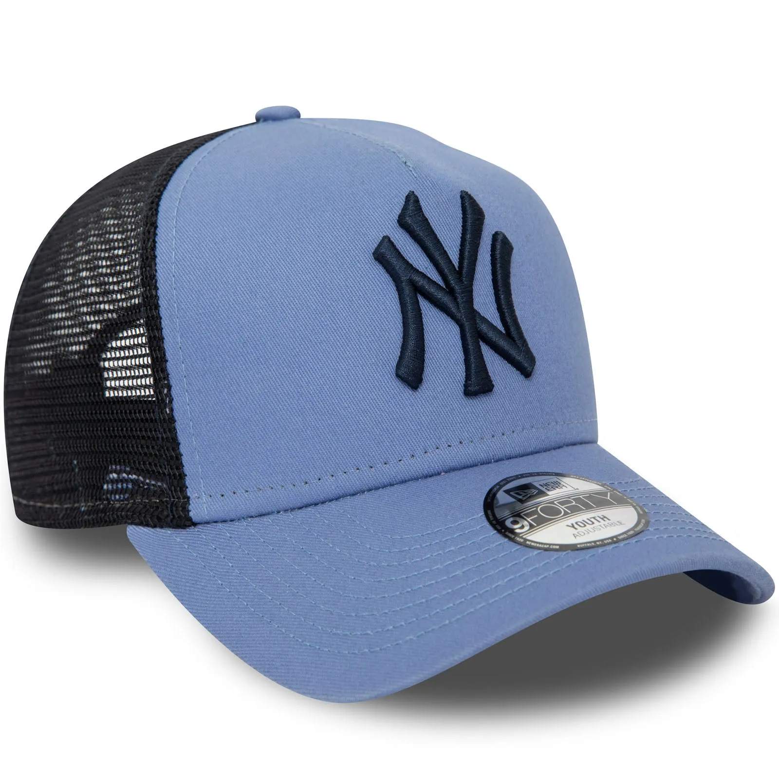 New Era Kids New York Yankees League Essentials Snapback Trucker Cap - Blue