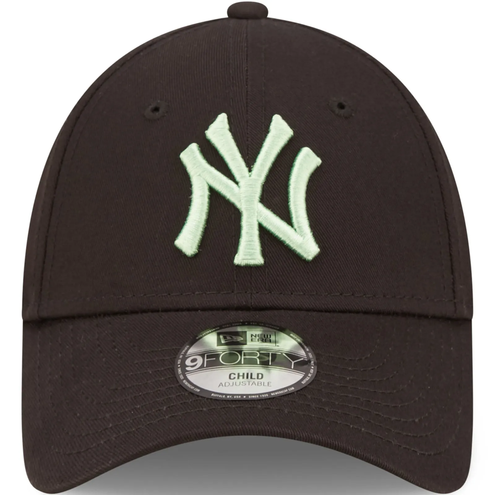 New Era Kids New York Yankees MLB 9FORTY Strapback Cap - Black