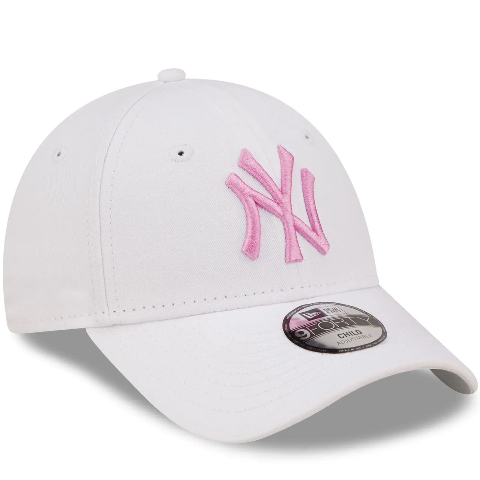 New Era Kids New York Yankees MLB 9FORTY Strapback Cap - White