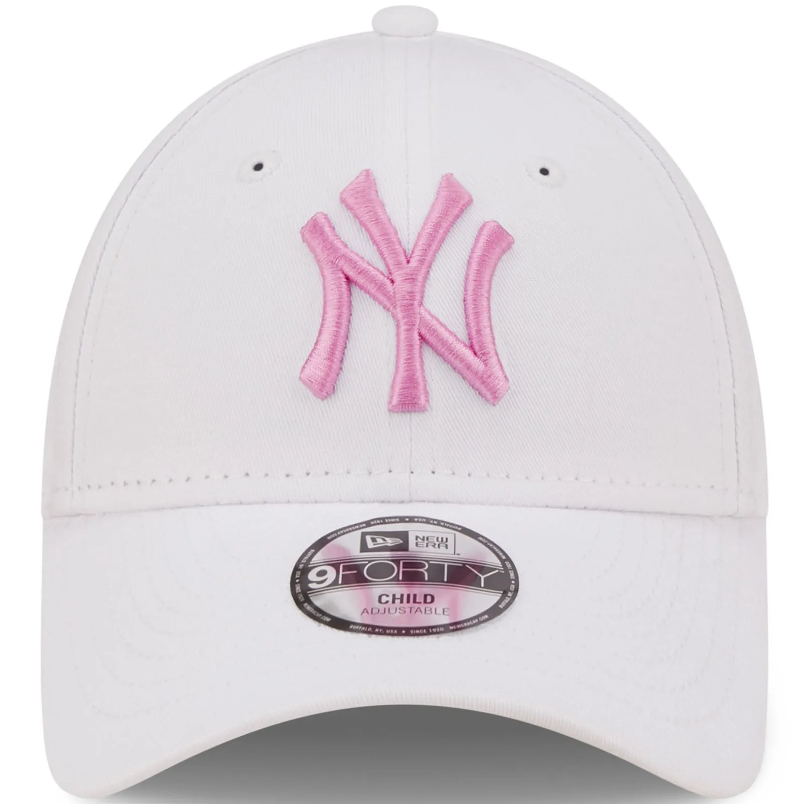 New Era Kids New York Yankees MLB 9FORTY Strapback Cap - White