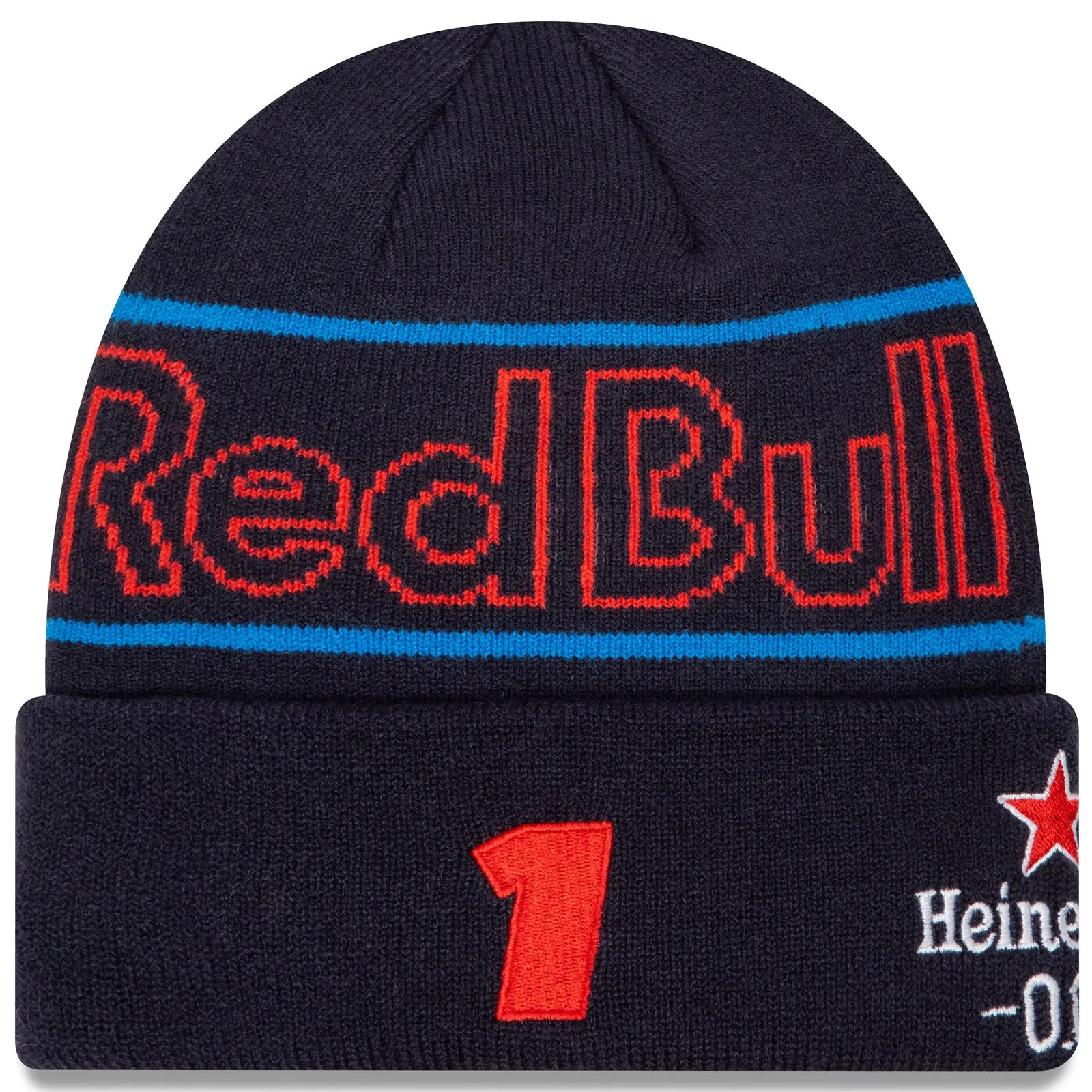 New Era Kids Red Bull Racing Max Verstappen Team Cuff Knitt Beanie - Blue