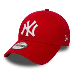 New ERA Essential Kids Red 9FORTY Adjustable Cap for New York Yankees Fans