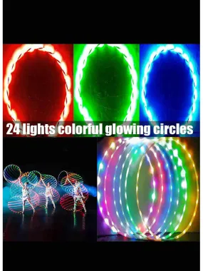 LED Sports Hoop Toy - High-Quality Portable Flashing Light