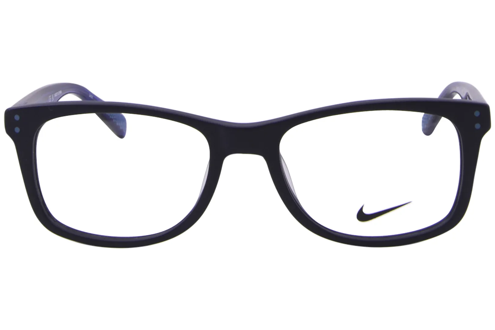 Nike 5538 403 Eyeglasses Youth Kids Boy's Midnight Navy/Racer Blue Full Rim 49mm