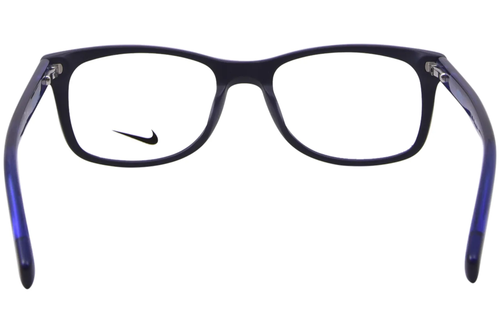 Nike 5538 403 Eyeglasses Youth Kids Boy's Midnight Navy/Racer Blue Full Rim 49mm