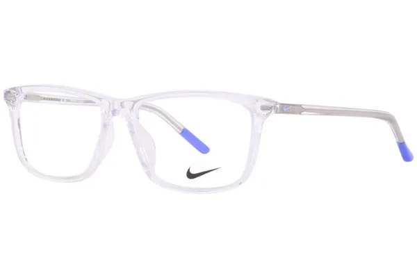 Nike 5541 501 Eyeglasses Youth Kids Matte Cave Purple Full Rim Square Shape 51mm