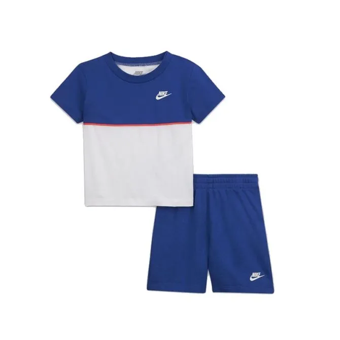 nike kids french terry shorts set