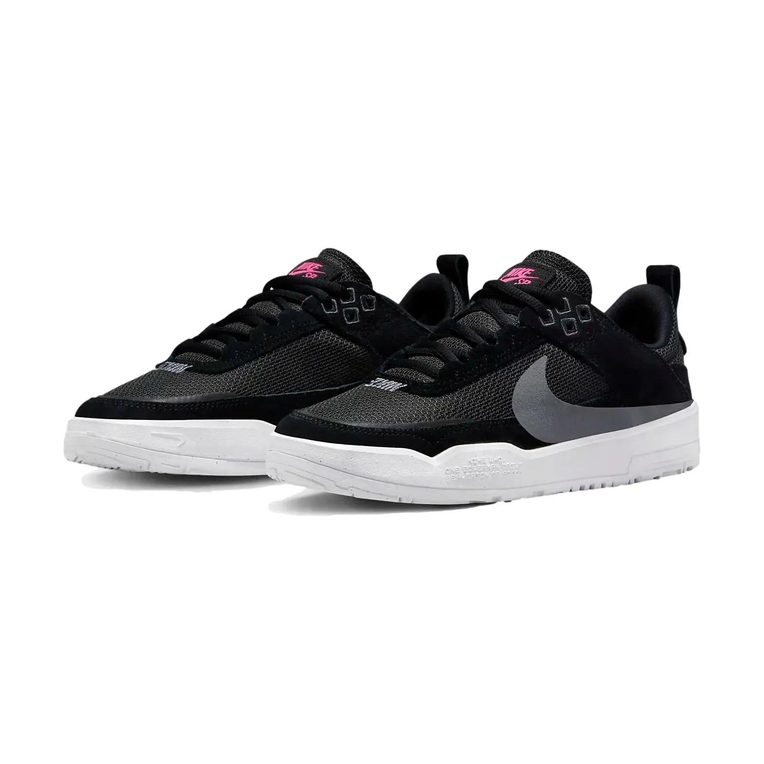 Nike SB Day One Kids Black/Grey-Pink High Top Shoes