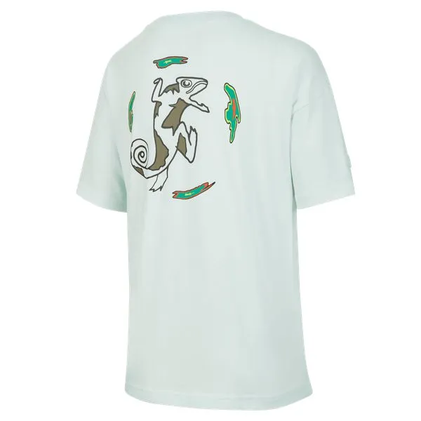 Nike SB Big Kids' Embroidered Skate Graphic Tee Barely Green