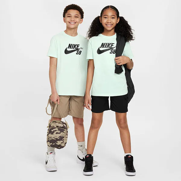 Nike SB NSW SB Logo Tee for Big Kids - Barely Green