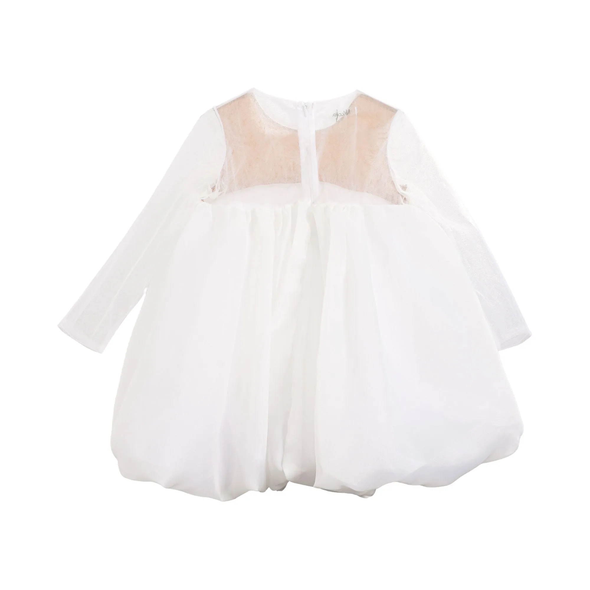 Nikolia Kids Girl's White Dress