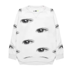 Nununu Kids EYE Sweatshirt - White