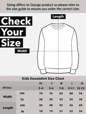 NW2 Batwheels Group Kids Black Printed Sweatshirt | Kids | George at ASDA