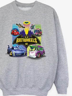 NW2 Batwheels Vehicles Kids Grey Printed Sweatshirt | Kids | George at ASDA