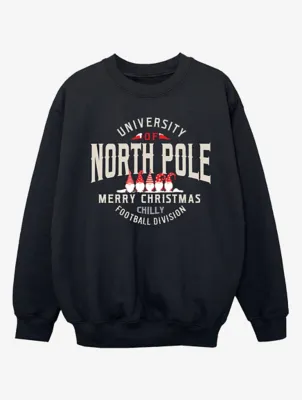 NW2 Christmas North Pole Uni Kids Black Sweatshirt | Kids | George at ASDA