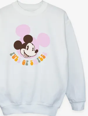 NW2 Disney Mickey Mouse Slogan Kids White Sweatshirt | Kids | George at ASDA