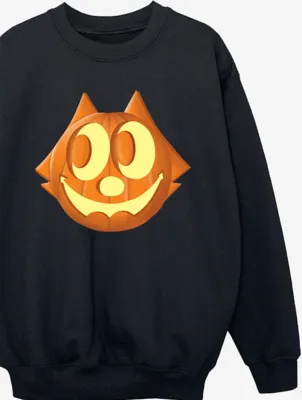 NW2 Felix Pumpkin Kids Black Sweatshirt | Kids | George at ASDA