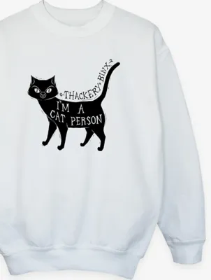 NW2 Hocus Pocus A Cat Person Kids White Sweatshirt | Kids | George at ASDA