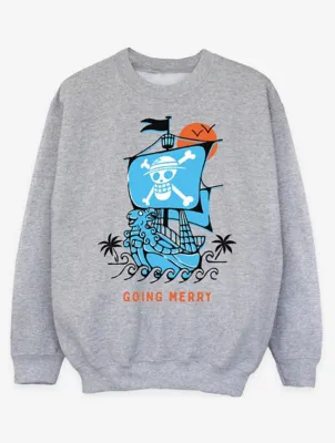 NW2 One Piece Going Merry Kids Grey Printed Sweatshirt | Kids | George at ASDA