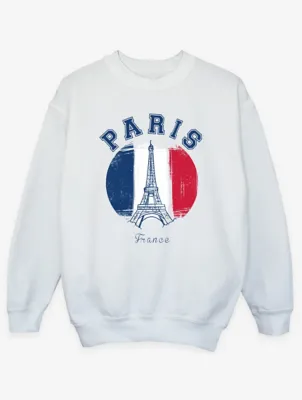 NW2 Paris Eiffel Tower Kids White Sweatshirt | Kids | George at ASDA