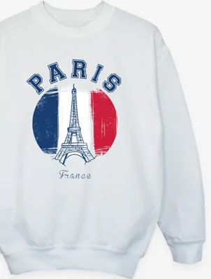 NW2 Paris Eiffel Tower Kids White Sweatshirt | Kids | George at ASDA