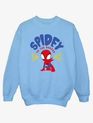 NW2 Spidey & Friends Rescue Kids Blue Printed Sweatshirt | Kids | George at ASDA