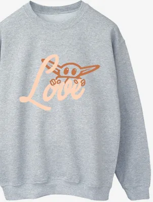 NW2 Star Wars Grogu Love Outline Kids Grey Sweatshirt | Kids | George at ASDA