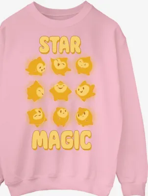 NW2 Wish Magic Star Tile Kids Pink Printed Sweatshirt | Kids | George at ASDA