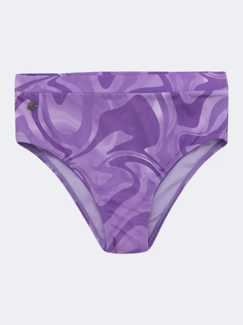 Offcorss Tie Kids-Girls Beach Bikini Set Purple