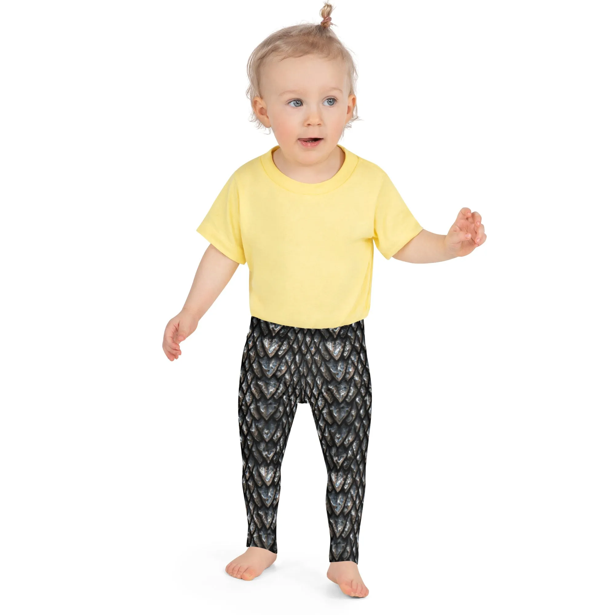 Onyx Dragon Scale Kids' Leggings