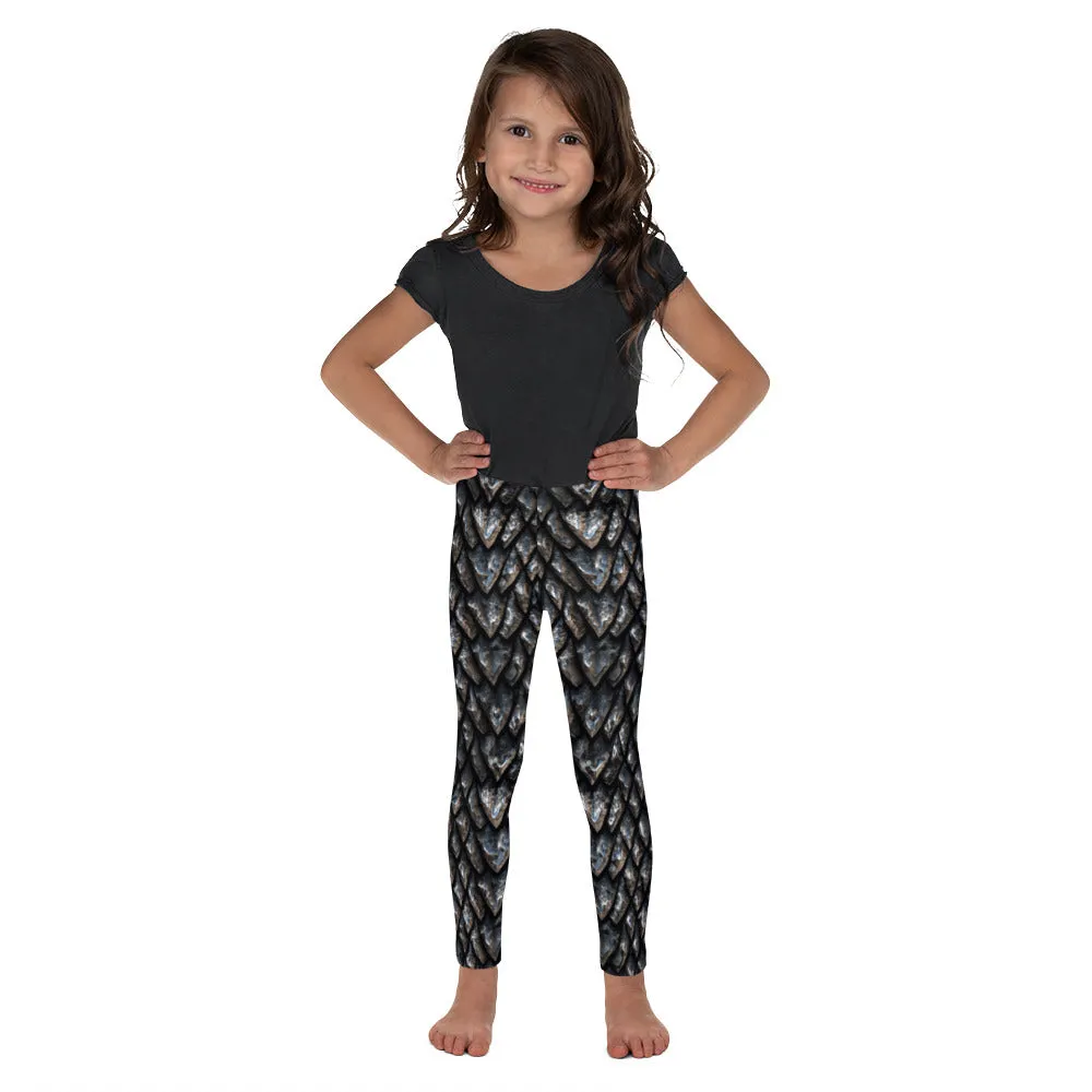 Onyx Dragon Scale Kids' Leggings