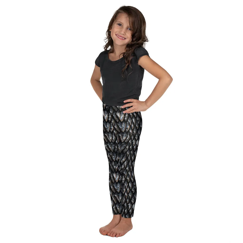 Onyx Dragon Scale Kids' Leggings