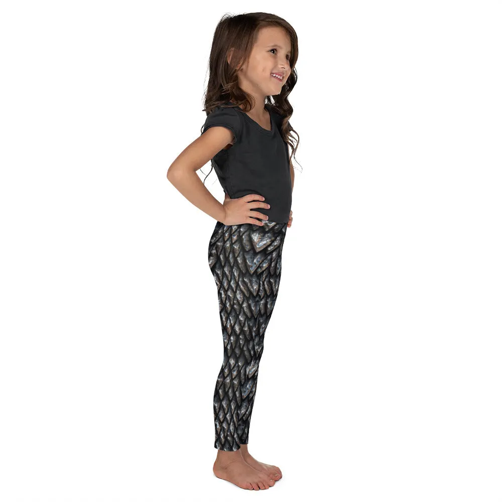 Onyx Dragon Scale Kids' Leggings