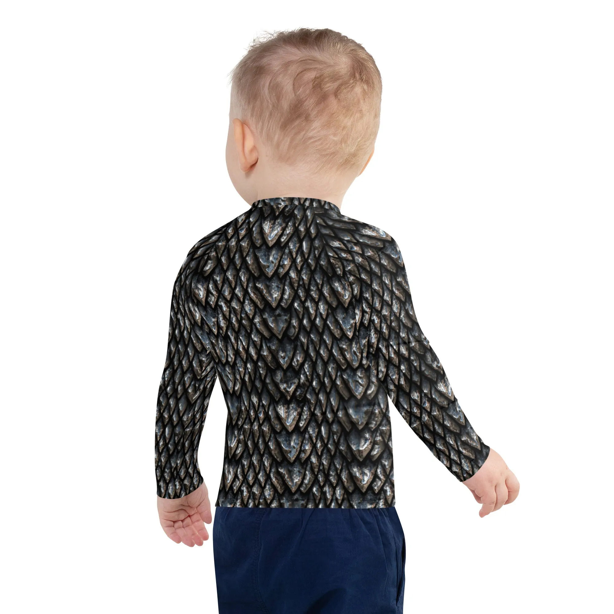 Onyx Dragon Scale Kids' Rash Guard