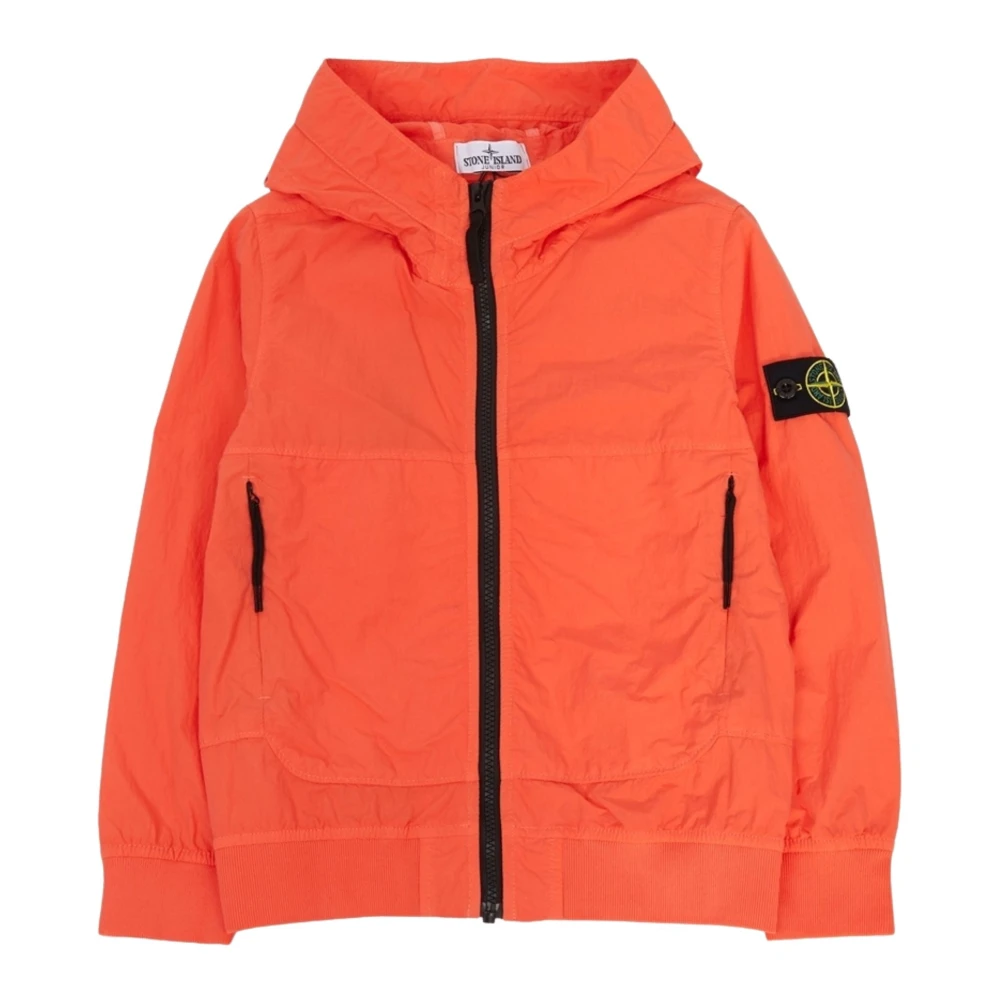 Orange Windproof Jacket for Kids