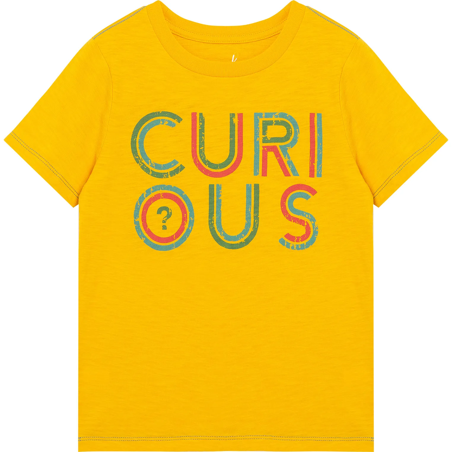 Peek Kids Curious Tee, Yellow