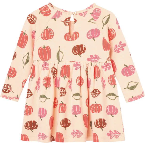 Peek Kids Pumpkin Dress, Peach