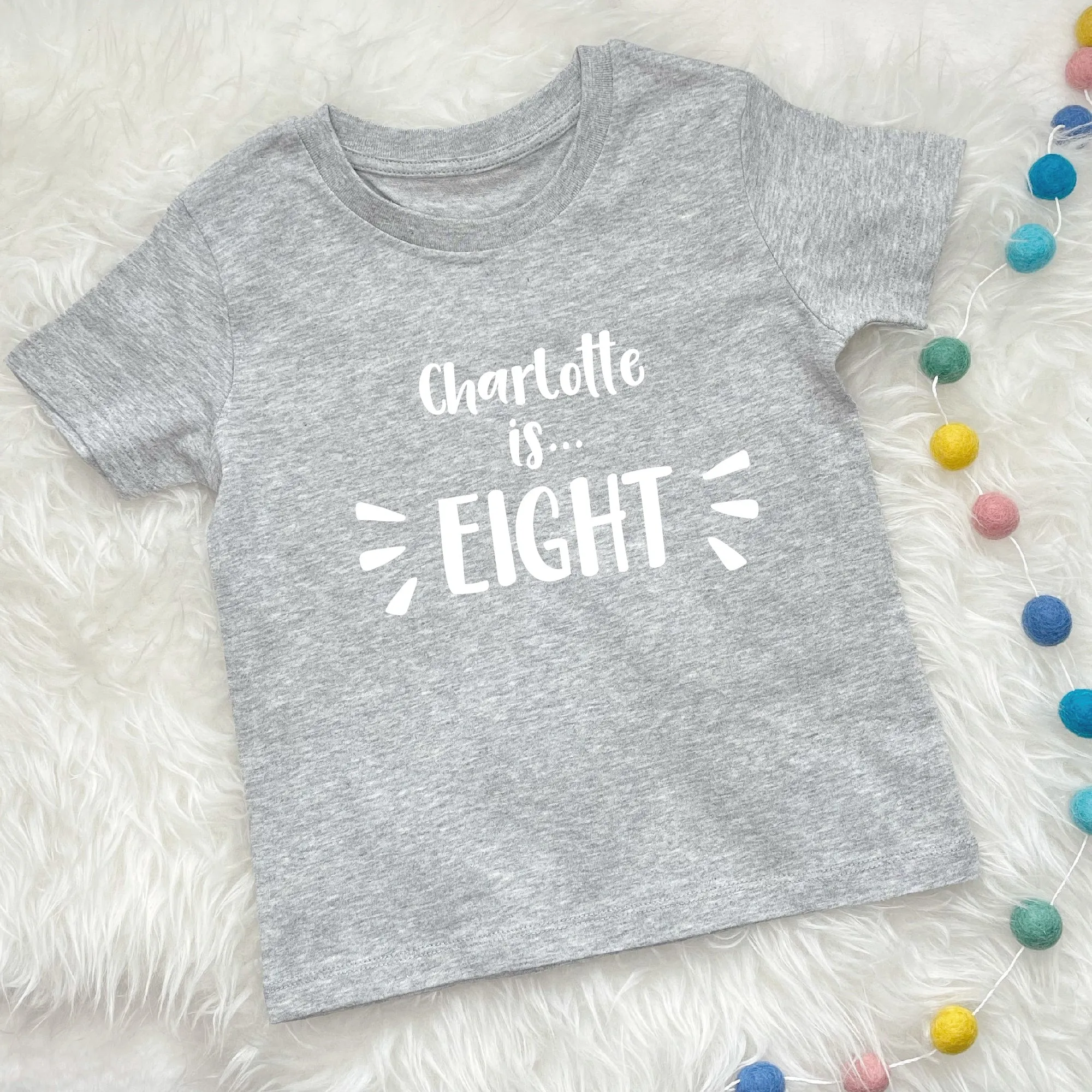 Personalised Birthday T Shirt For Kids