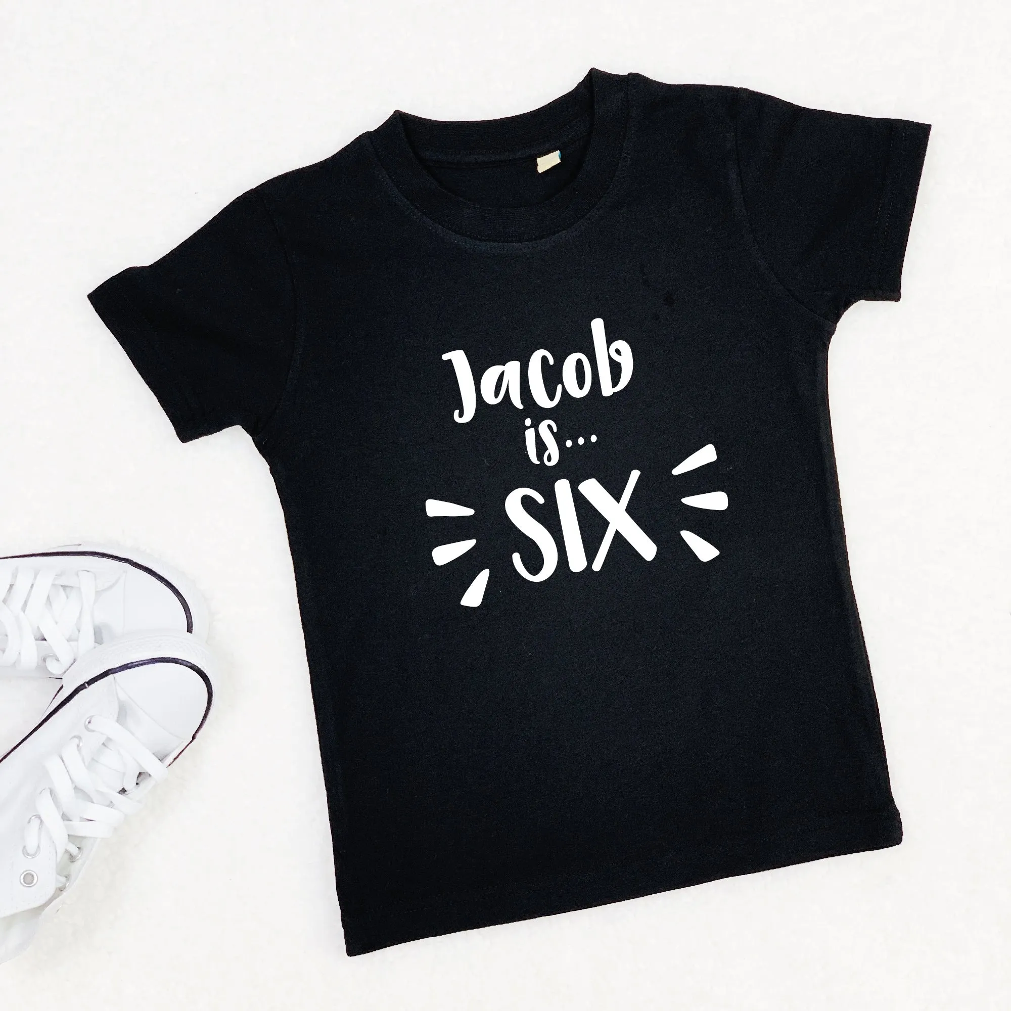 Personalised Birthday T Shirt For Kids