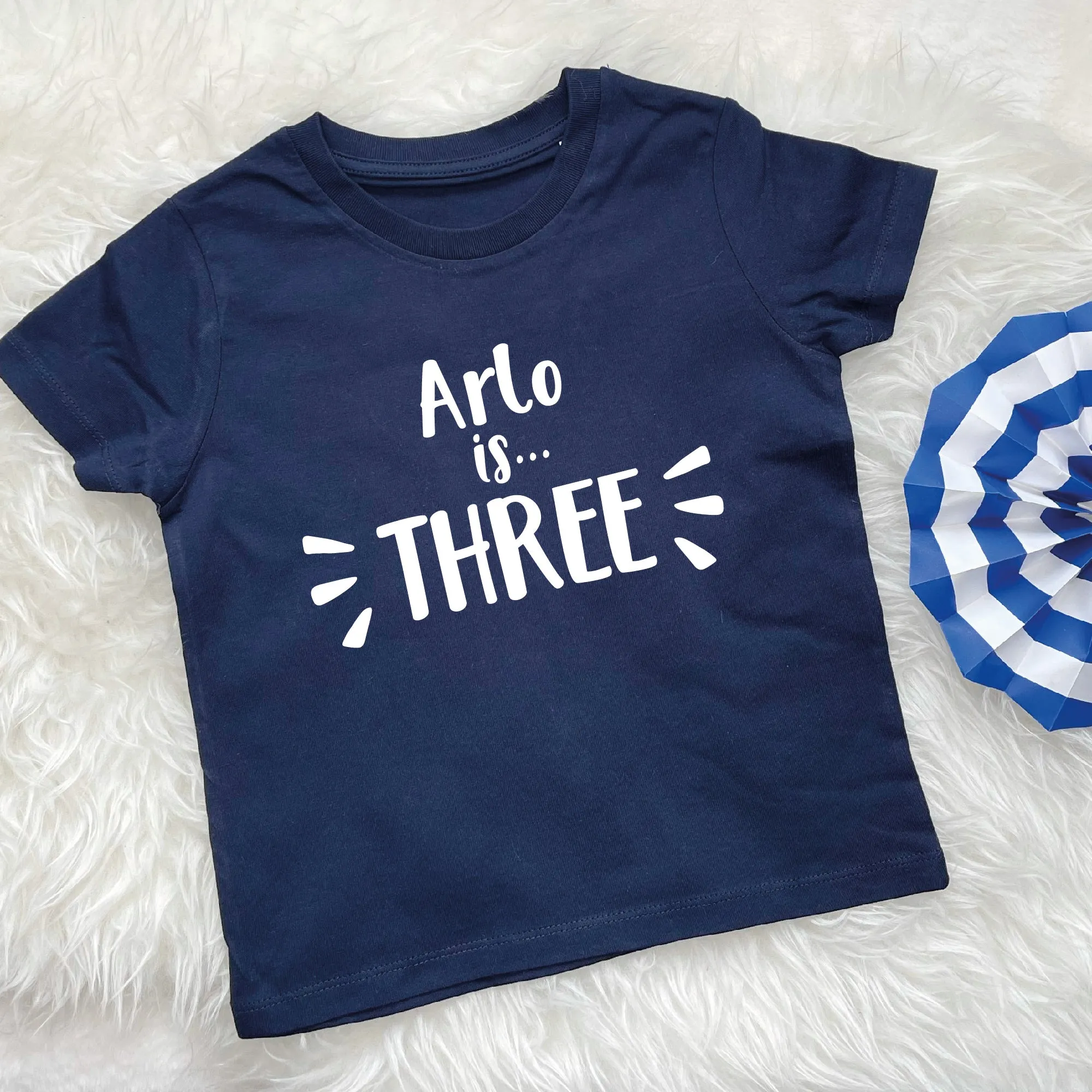 Personalised Birthday T Shirt For Kids