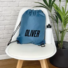 Personalised Italic Kids Pe / Swimming Bag