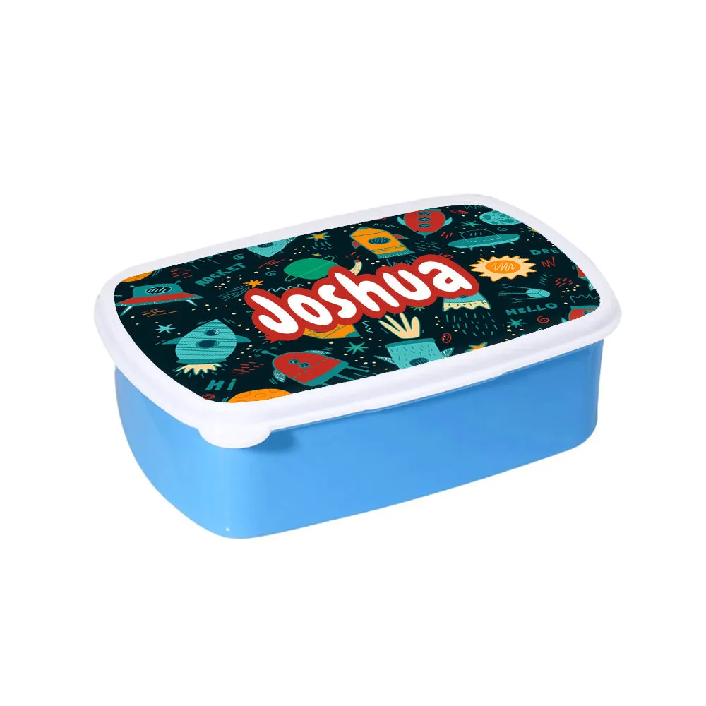 Custom Blue Children's Lunch Container